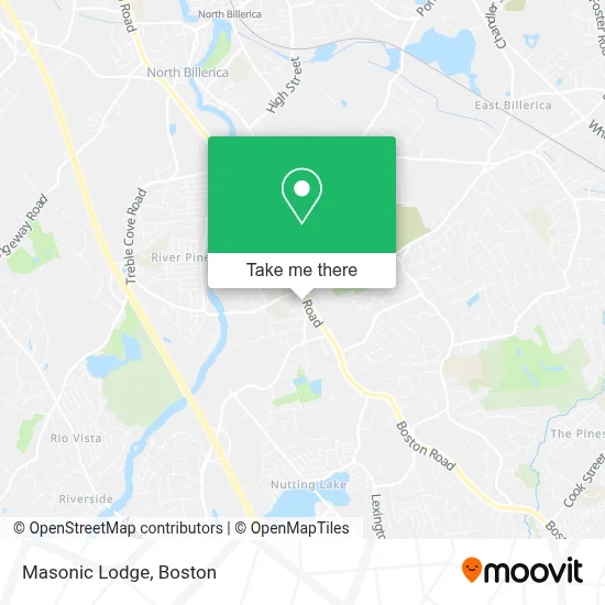 Masonic Lodge map