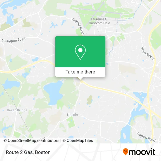 Route 2 Gas map