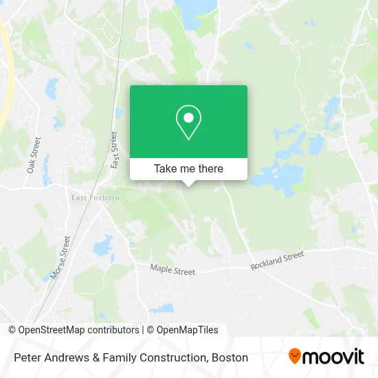Peter Andrews & Family Construction map