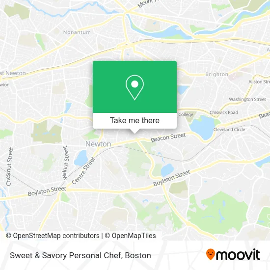 Sweet & Savory Personal Chef map
