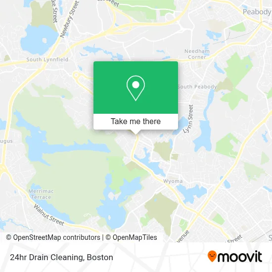 24hr Drain Cleaning map