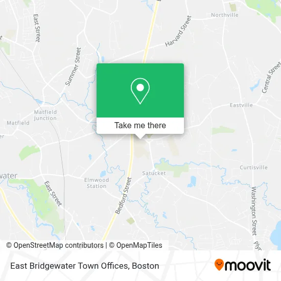 East Bridgewater Town Offices map