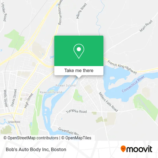 Bob's Auto Body Inc map