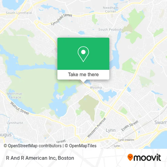 R And R American Inc map