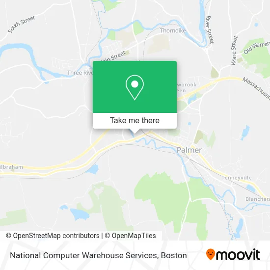 National Computer Warehouse Services map
