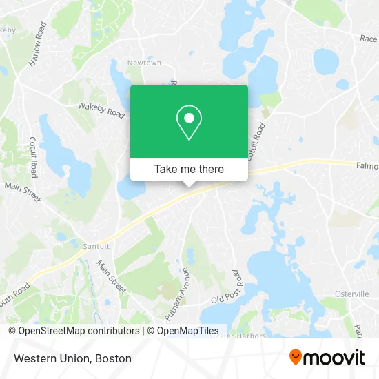 Western Union map