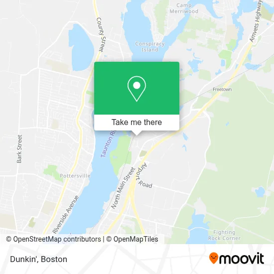 Dunkin' map