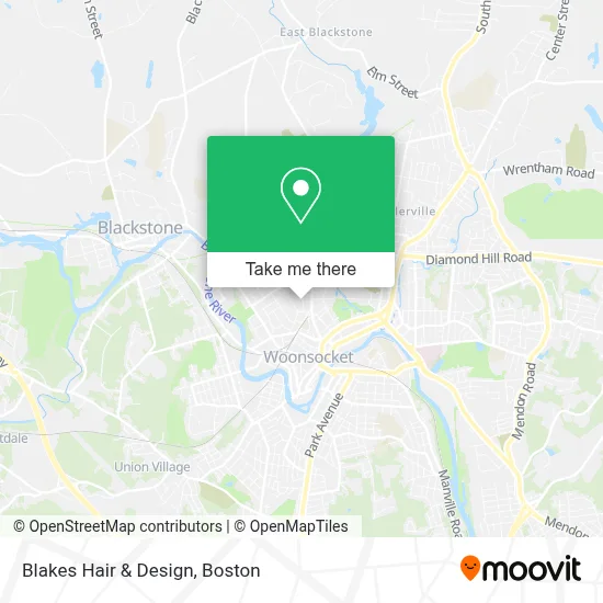 Blakes Hair & Design map