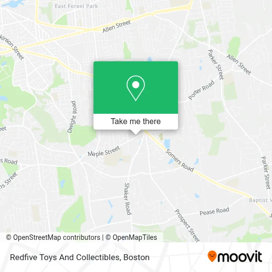 Redfive Toys And Collectibles map