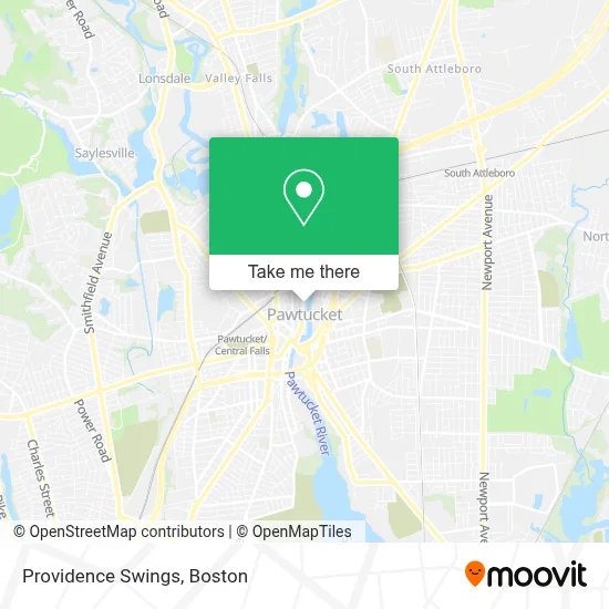 Providence Swings map