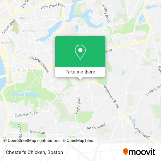 Chester's Chicken map