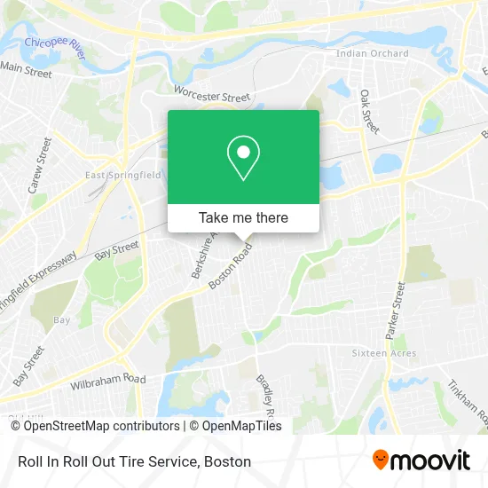 Roll In Roll Out Tire Service map