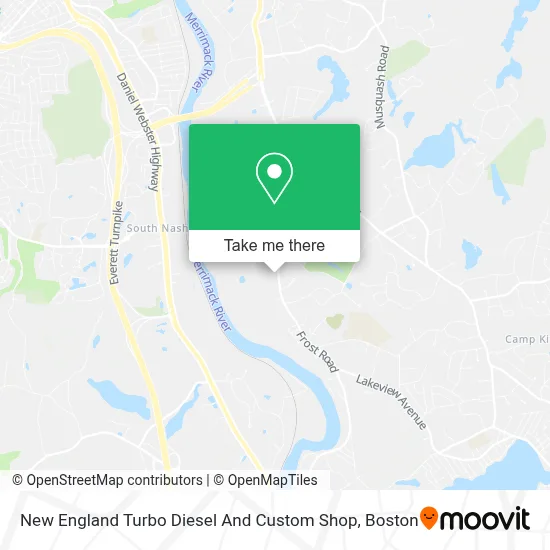 New England Turbo Diesel And Custom Shop map