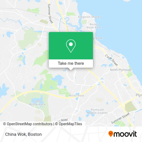 China Wok map
