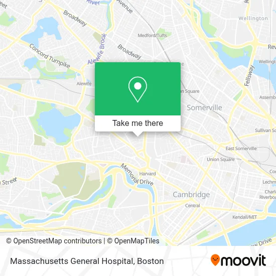 Massachusetts General Hospital map