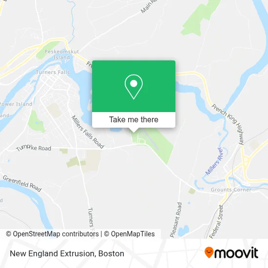 New England Extrusion map
