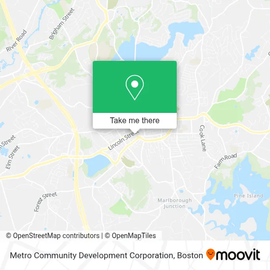 Metro Community Development Corporation map