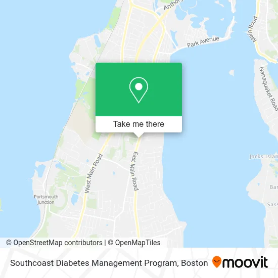 Southcoast Diabetes Management Program map