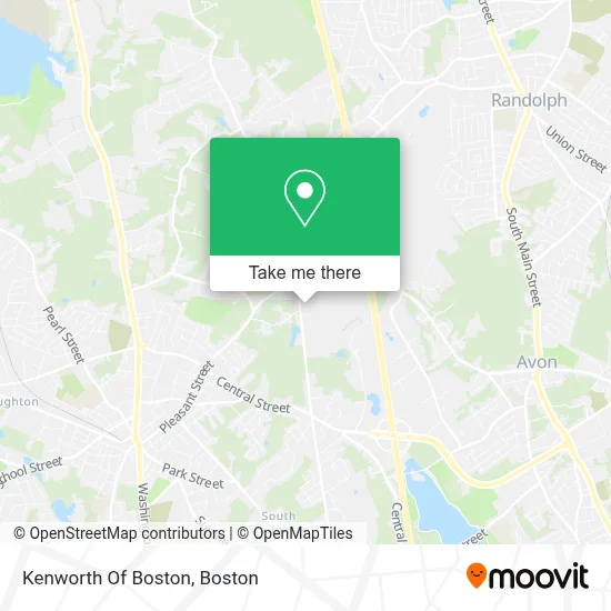 Kenworth Of Boston map