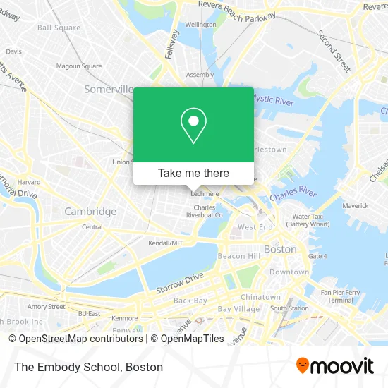 The Embody School map