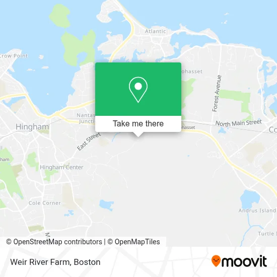 Weir River Farm map
