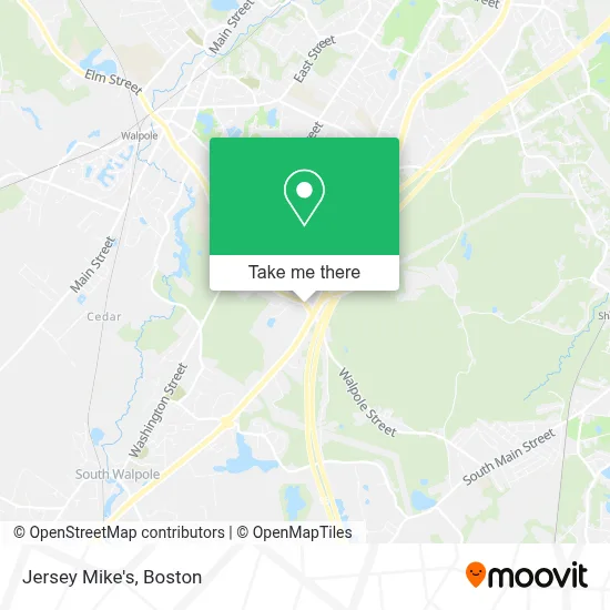 Jersey Mike's map