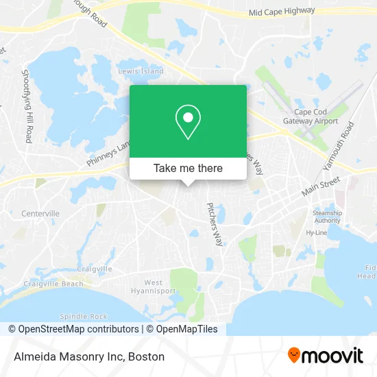Almeida Masonry Inc map