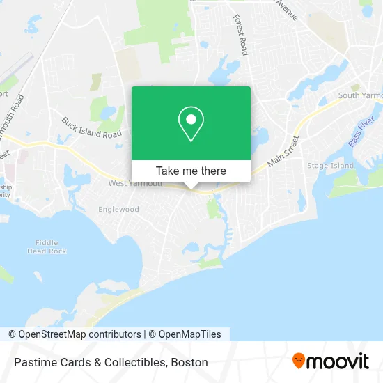 Pastime Cards & Collectibles map