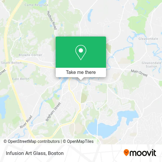 Infusion Art Glass map
