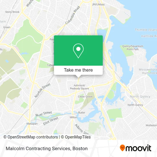 Malcolm Contracting Services map