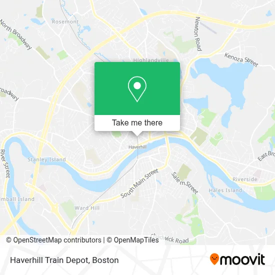 Haverhill Train Depot map