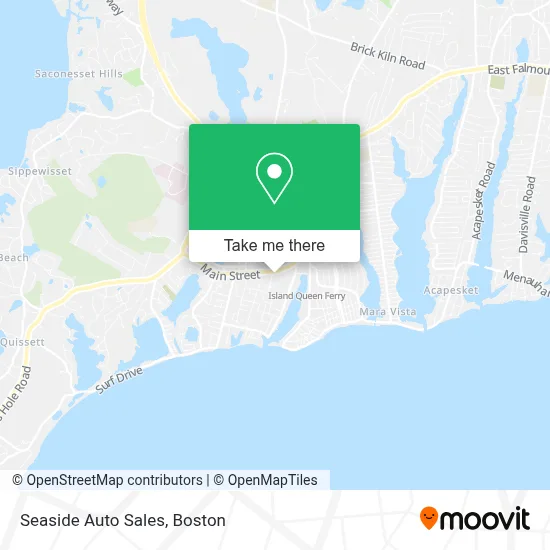 Seaside Auto Sales map