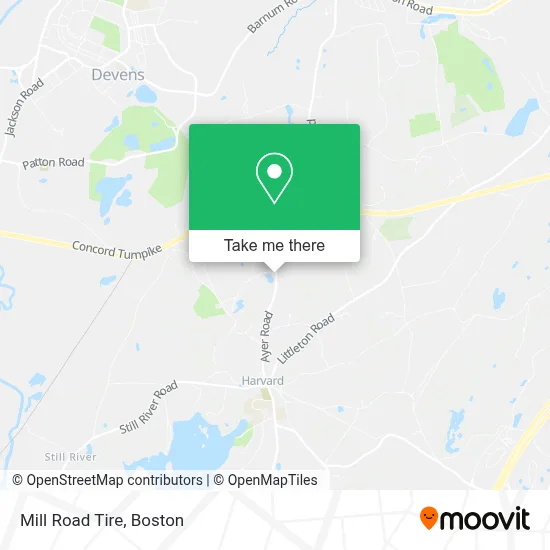 Mill Road Tire map