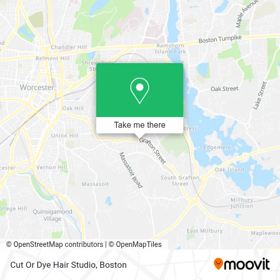 Cut Or Dye Hair Studio map