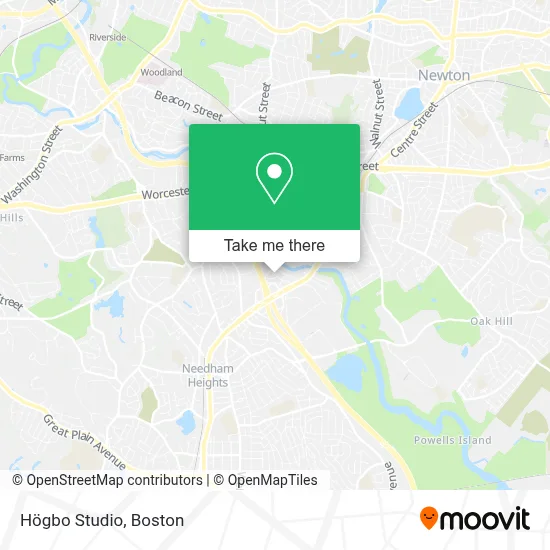 Högbo Studio map