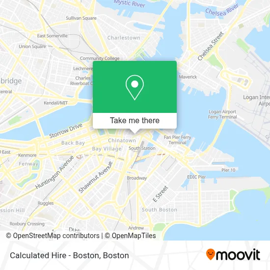 Calculated Hire - Boston map