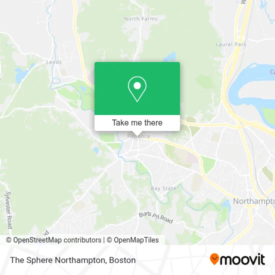 The Sphere Northampton map