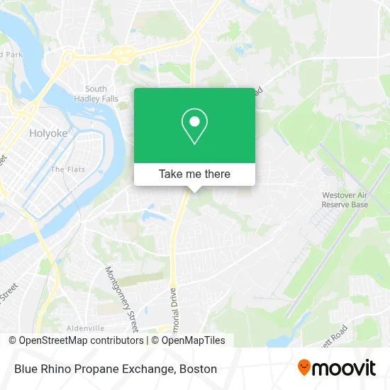 Blue Rhino Propane Exchange map