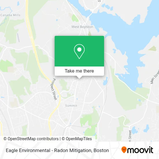 Eagle Environmental - Radon Mitigation map