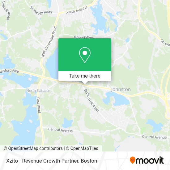 Xzito - Revenue Growth Partner map