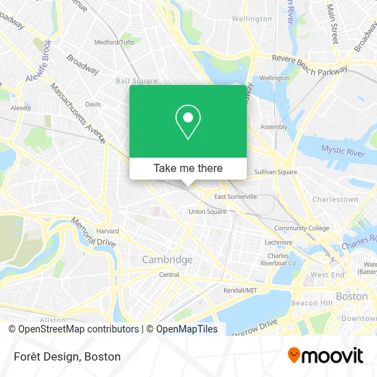 Forêt Design map