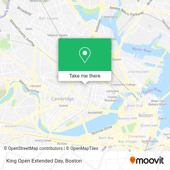 King Open Extended Day map