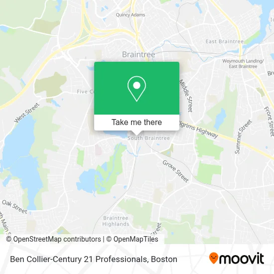 Ben Collier-Century 21 Professionals map