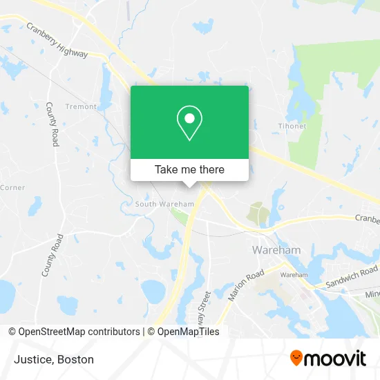 Justice map