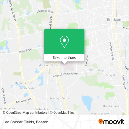 Va Soccer Fields map