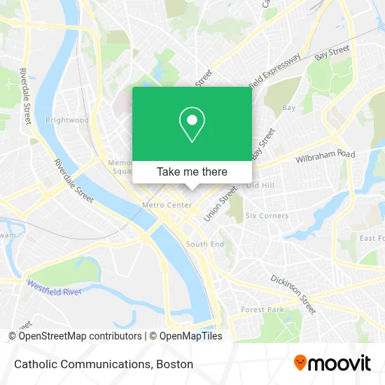 Catholic Communications map