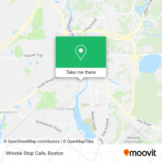 Whistle Stop Cafe map