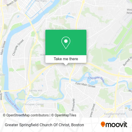 Greater Springfield Church Of Christ map
