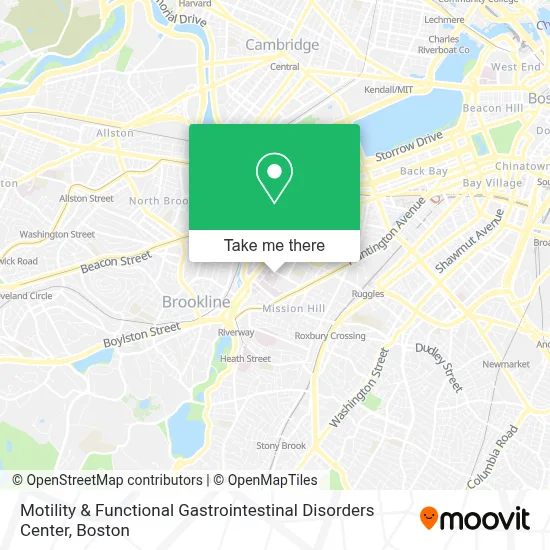 Motility & Functional Gastrointestinal Disorders Center map