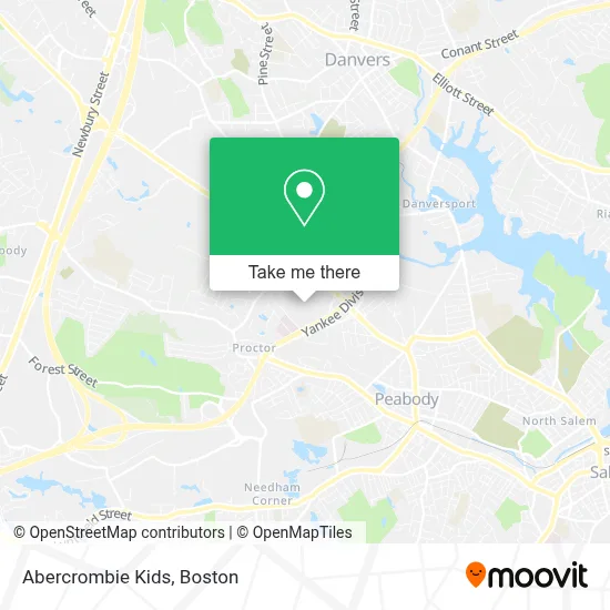 Abercrombie Kids map